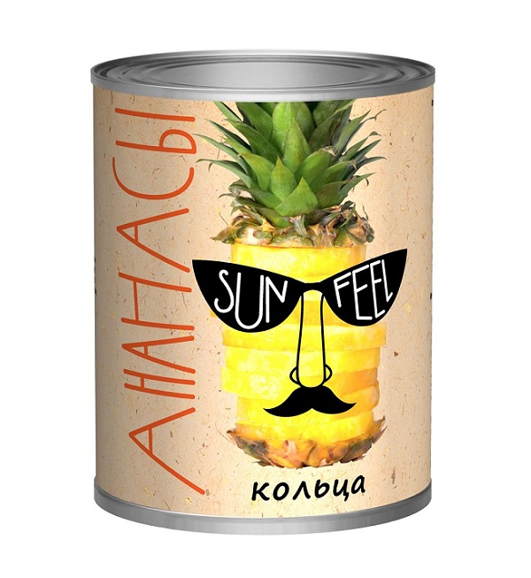 Ананасы САН ФИЛ 580 мл кольца (Вьетнам) *24