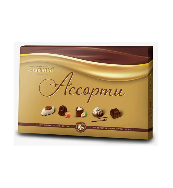 Набор конфет АССОРТИ 183 г (Славянка-плюс) *8
