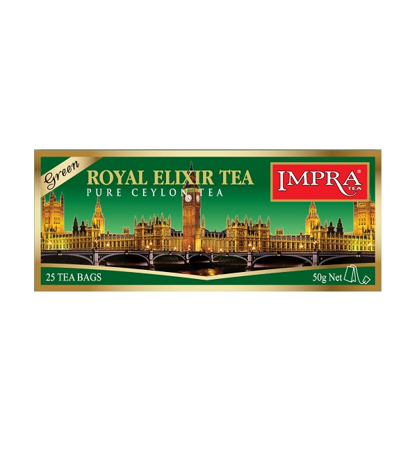 Чай ИМПРА 25 пакетиков, зеленый "Королевский эликсир" *24
