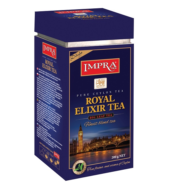 Чай ИМПРА 200 г Королевский эликсир крупный лист ж/б *6