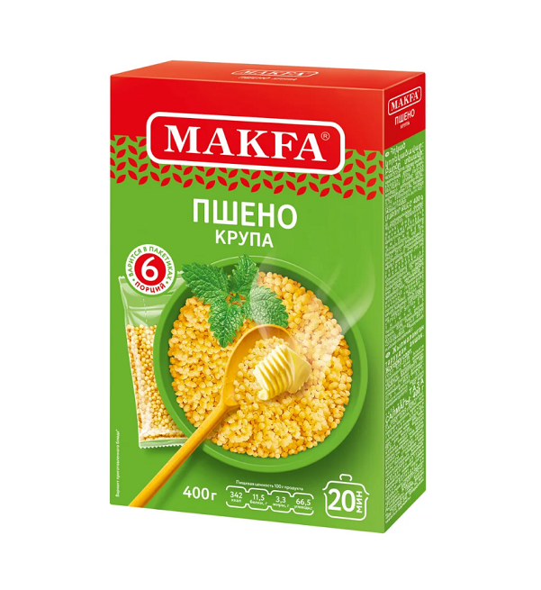 Пшено МАКФА 400 г (6 пак) *9