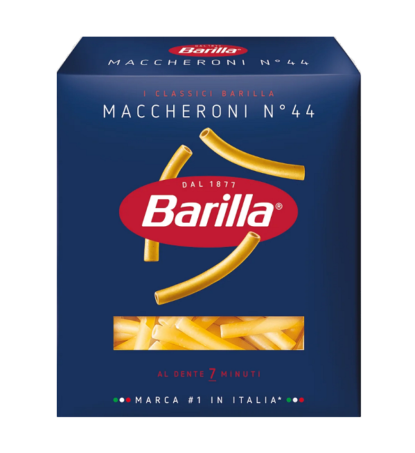 Макароны БАРИЛЛА гр. А 450 г Маккерони №44 *14