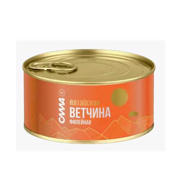Ветчина АЛТАЙСКАЯ СИЛА 325 г филейная СТО *12