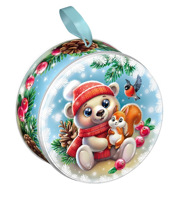 Набор кондитерский № 852 Мишутка (жесть) 800 г