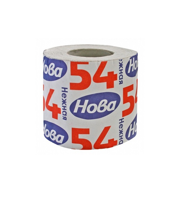 Туалетная бумага НОВА 54 м *72