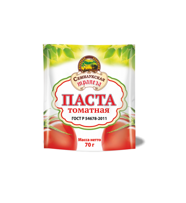 Паста томатная СЕМИЛУКСКАЯ ТРАПЕЗА 70 г *25