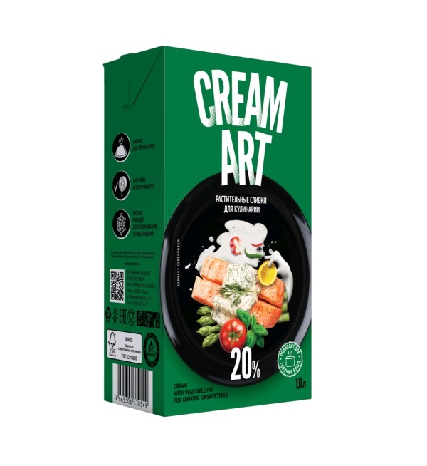 Крем КРЕМАРТ 1л 20% на растительных маслах *12