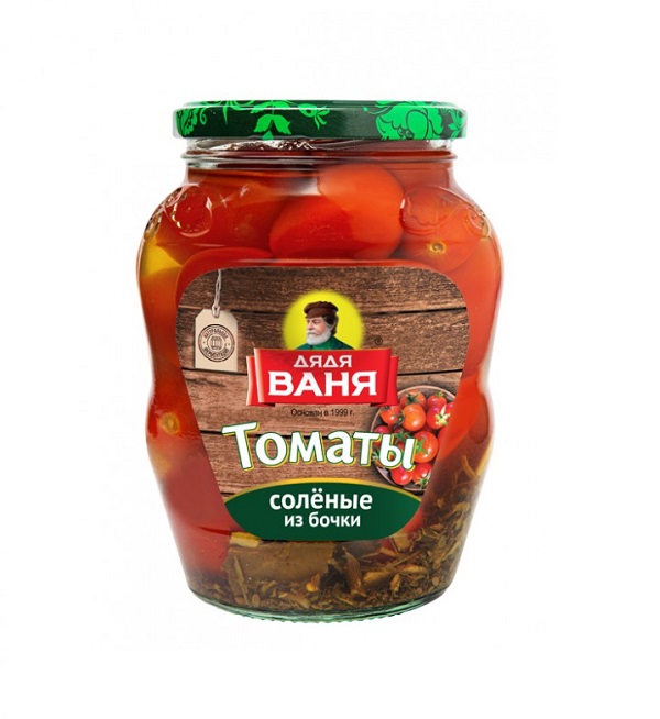 Томаты ДЯДЯ ВАНЯ 680 г соленые *8